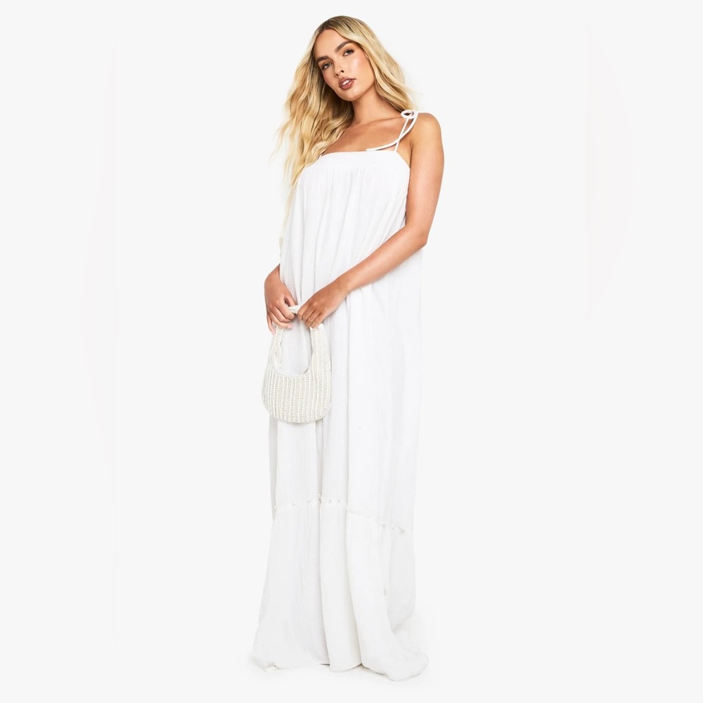 BOOHOO textured maxi dress - Picture 3 of 4